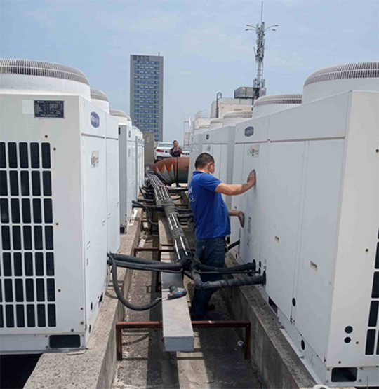 越城中央空调制热和不制冷系统维修方法